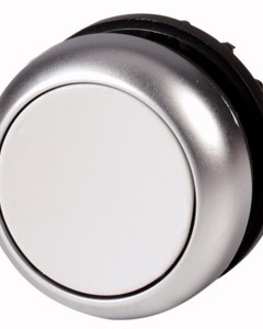 Push button front M22 grey M22-D-GR